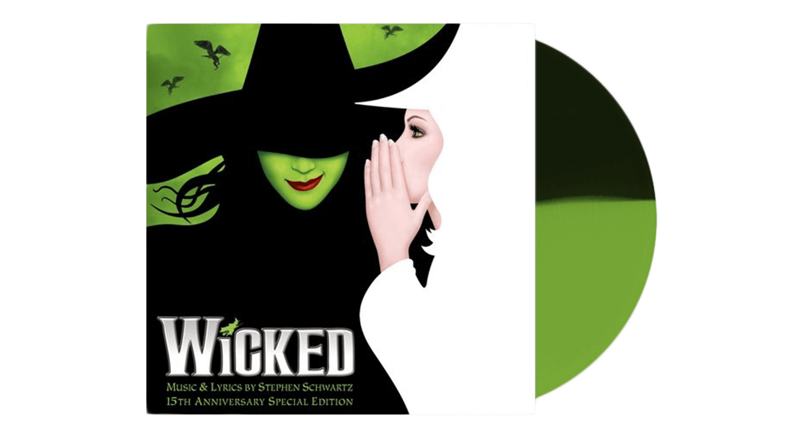 Vinyl - Various Artists : WICKED Original Broadway Cast Recording (Green & Black Vinyl) - The Record Hub