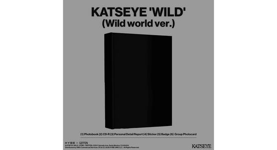 [Pre-Order [14/08] KATSEYE : WILD (CD – Wild World Vers.)