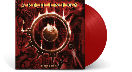 Arch Enemy : Wages Of Sin (2023 Red Vinyl Reissue)