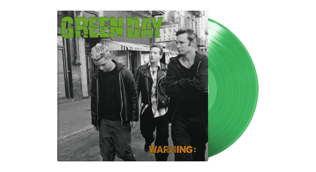 Vinyl - Green Day : Warning (Fluorescent Green Vinyl) - The Record Hub