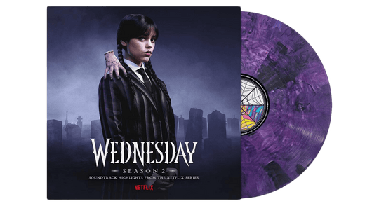 [Pre-Order [05/12] Chris Bacon : Wednesday - Season 2 - Original Soundtrack from the Netflix Series (Purple and Black Blended Transparent Vinyl)