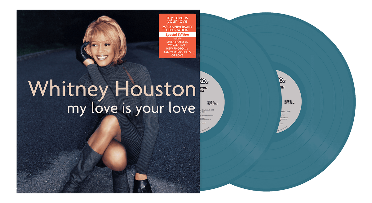 Vinyl - Whitney Houston : My Love is Your Love (Coloured Vinyl) - The Record Hub