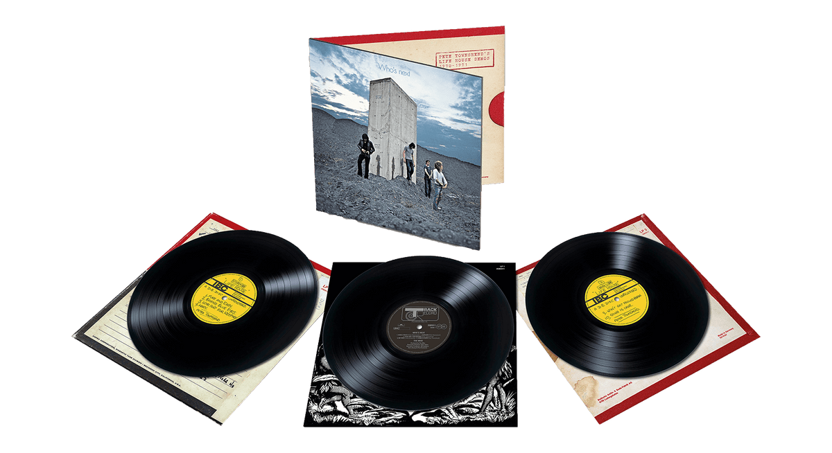 Vinyl - The Who : Who&#39;s Next - 50th Anniversary (Album + Pete&#39;s Demos) (3LP 180g Black Vinyl) (Exclusive to The Record Hub.com) - The Record Hub