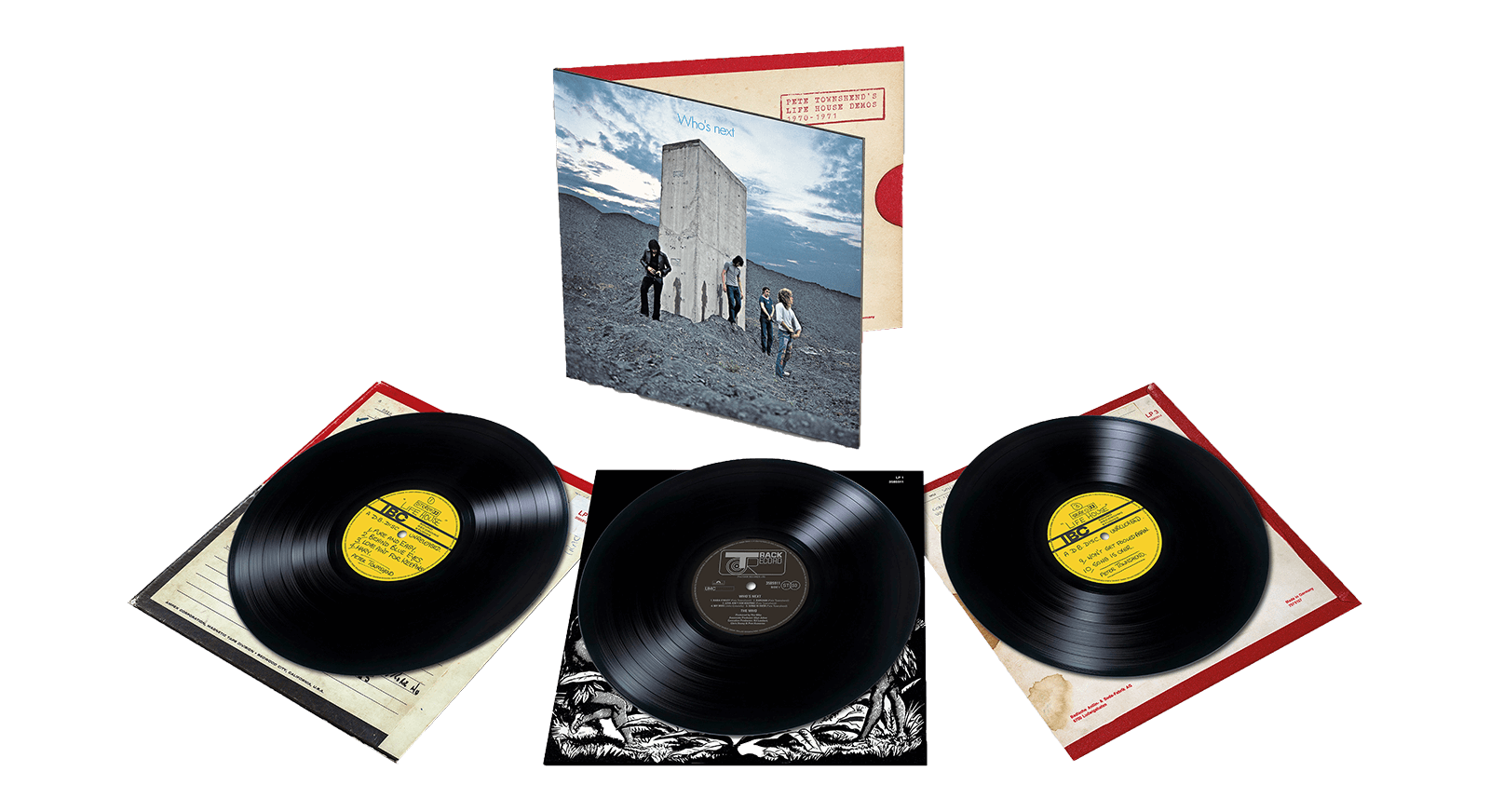 Vinyl - The Who : Who's Next - 50th Anniversary (Album + Pete's Demos) (3LP 180g Black Vinyl) (Exclusive to The Record Hub.com) - The Record Hub