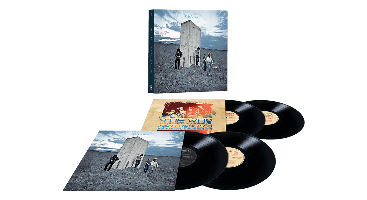 Vinyl - The Who : Who&#39;s Next - 50th Anniversary (Album + San Francisco Live - 1971) (4LP 180g Black Vinyl) - The Record Hub
