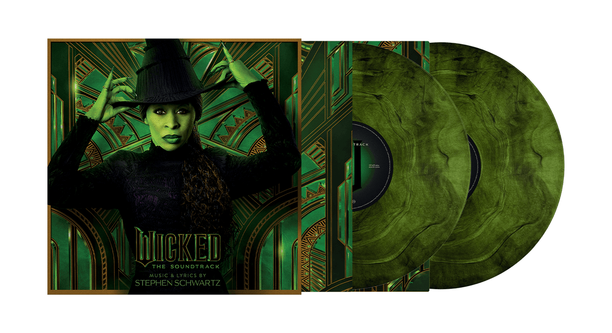 Vinyl - OST : Wicked - The Soundtrack (Elphaba Edition) (Green Marble Vinyl) (Exclusive to The Record Hub.com) - The Record Hub