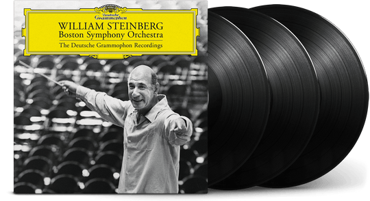 William Steinberg & Boston Symphony Orchestra : William Steinberg & Boston Symphony Orchestra - The Deutsche Grammophon Recording (Original Source) (3LP Set Numbered, 180g Vinyl )
