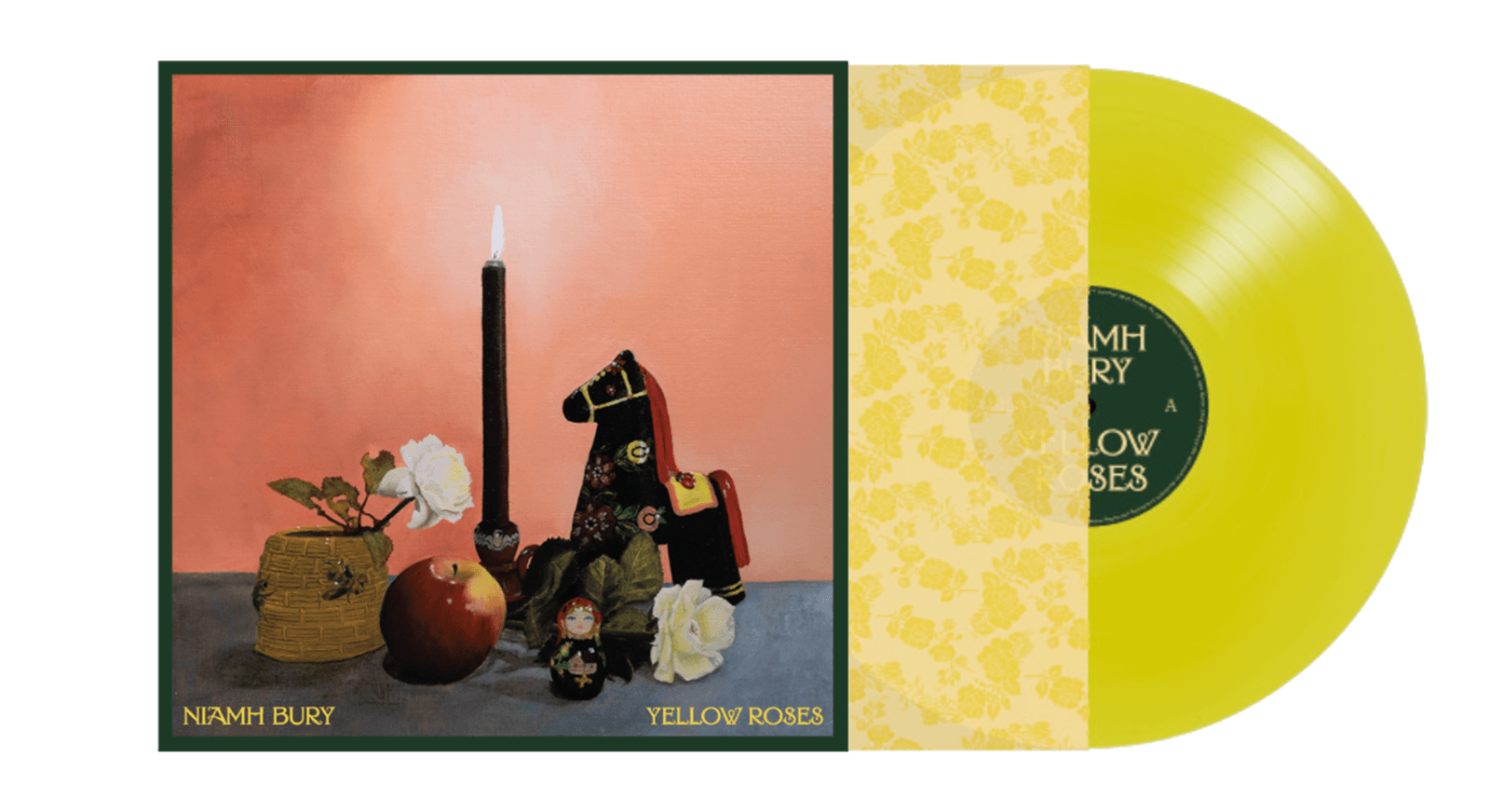Vinyl - Niamh Bury : Yellow Roses (Yellow Vinyl) - The Record Hub