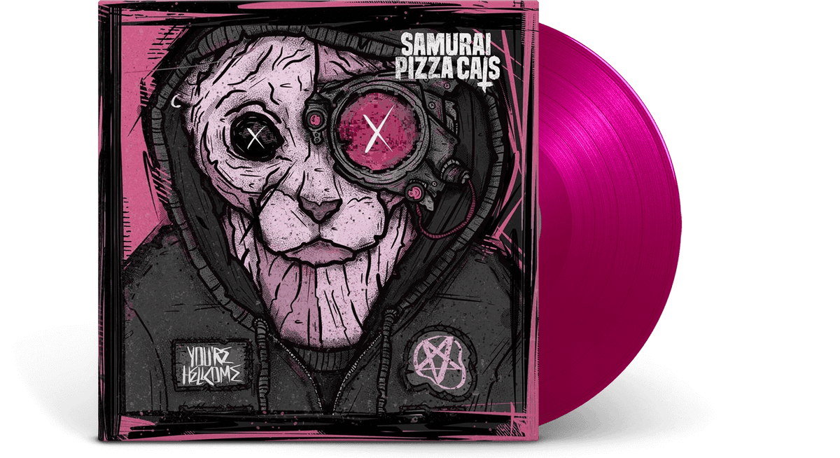 Vinyl - Samurai Pizza Cats : You&#39;re Hellcome (Pink Vinyl) - The Record Hub