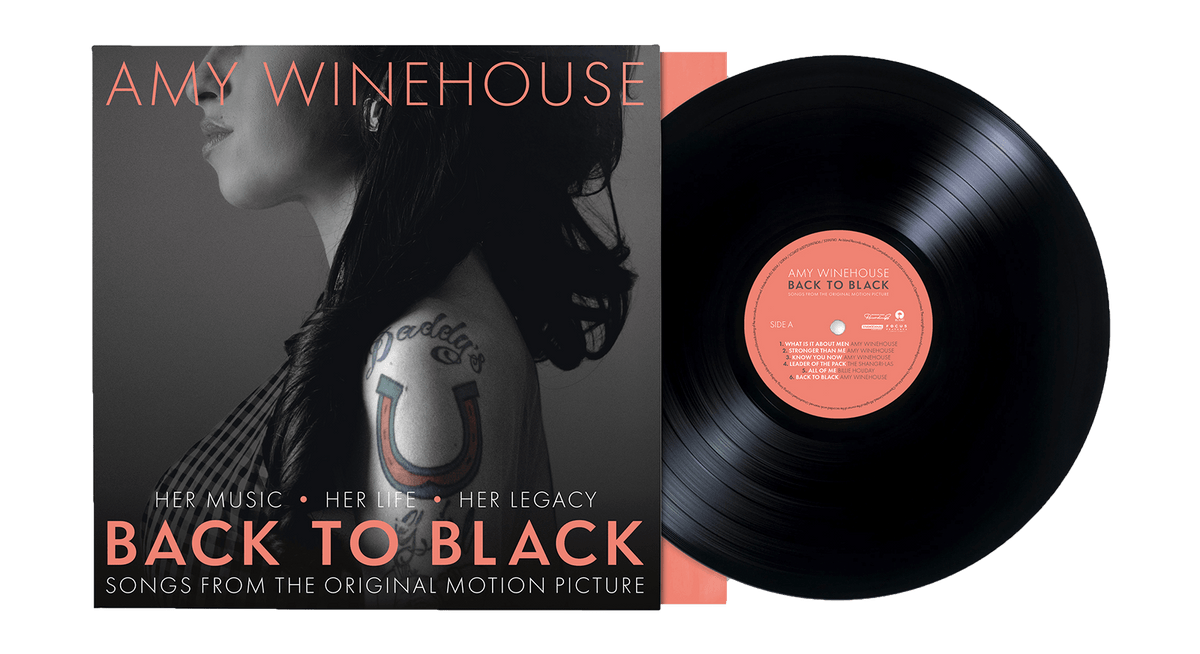 Vinyl - [Pre-Order 17/05] Various Artists : Back To Black - Songs from the Original Motion Picture (140g Black Vinyl) - The Record Hub