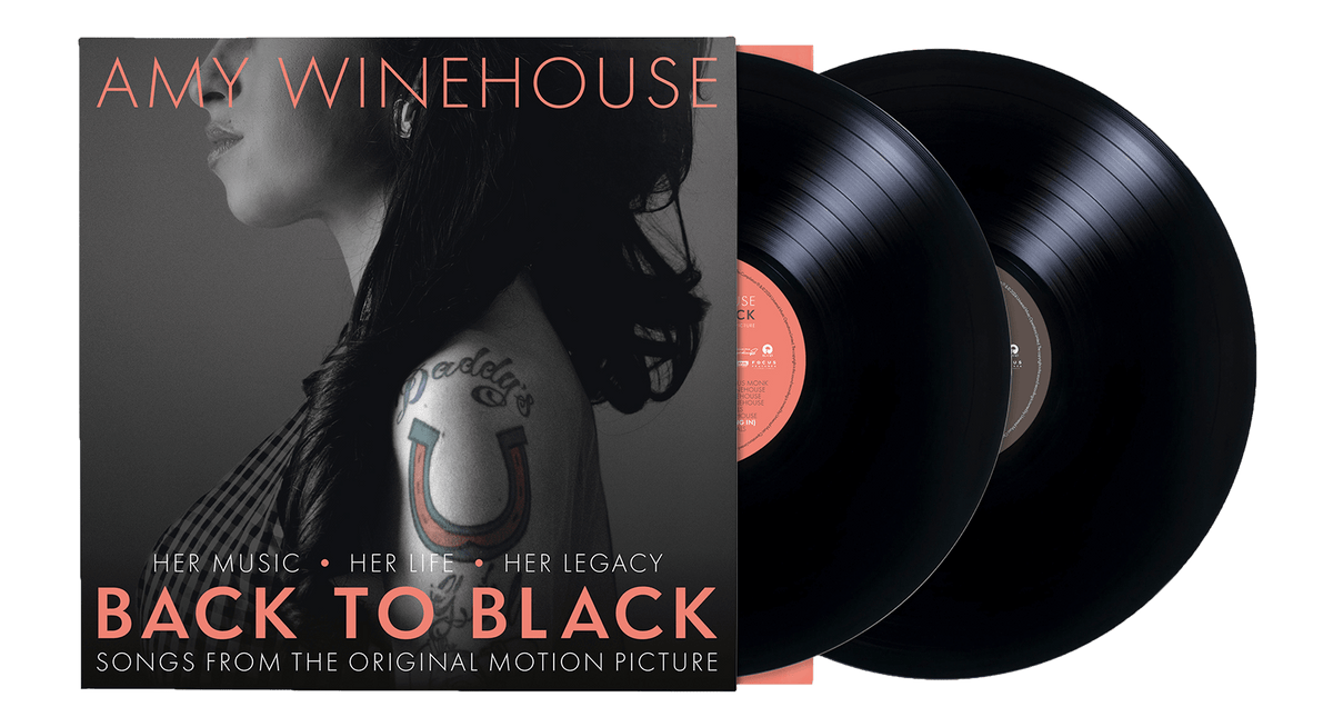 Vinyl - [Pre-Order 17/05] Various Artists : Back To Black - Songs from the Original Motion Picture (140g 2LP Vinyl) - The Record Hub