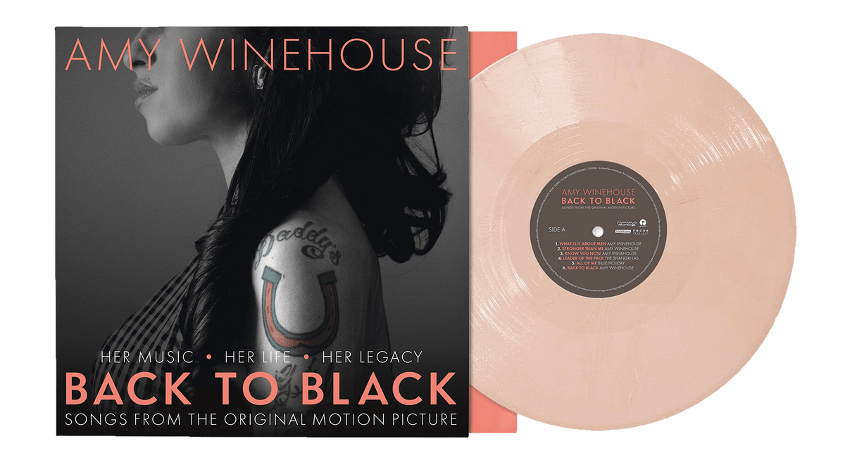 Vinyl - Various Artists : Back To Black - Songs from the Original Motion Picture (140g Light Peach Vinyl) (Exclusive to The Record Hub.com) - The Record Hub