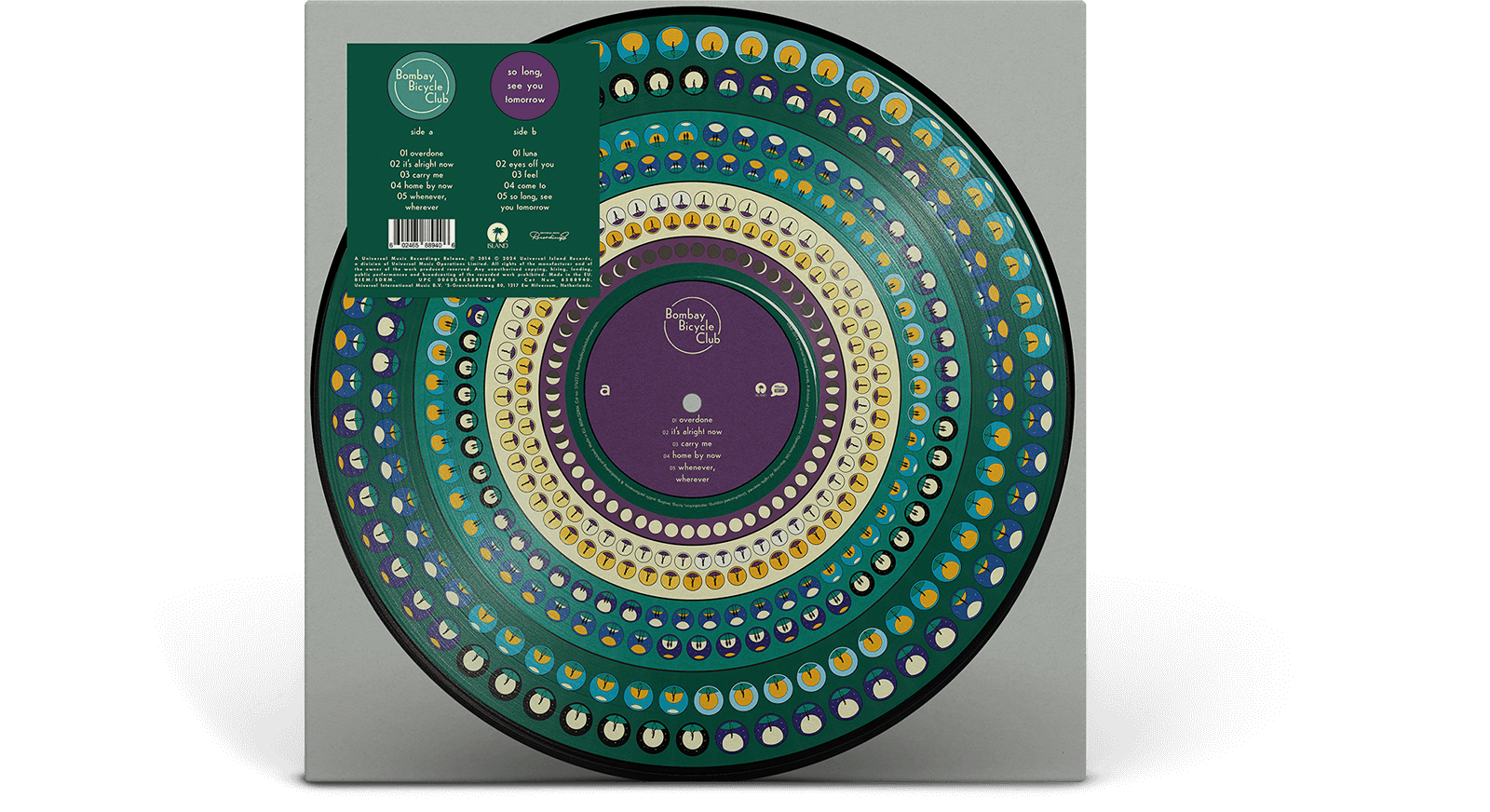 Vinyl - Bombay Bicycle Club : So Long See You Tomorrow (Zoetrope Vinyl) - The Record Hub