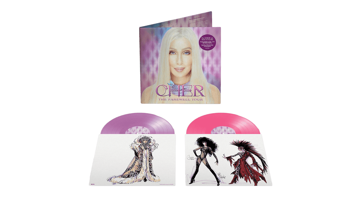 Vinyl - [Pre-Order [26/09] Cher : The Farewell Tour (Hot Pink &amp; Purple Vinyl) - The Record Hub
