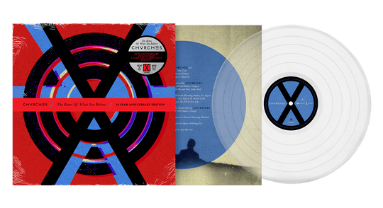 CHVRCHES : The Bones Of What You Believe (10 Year Anniversary Editions) (1LP CRYSTAL CLEAR VINYL + PRINTED INNERS + STICKER)