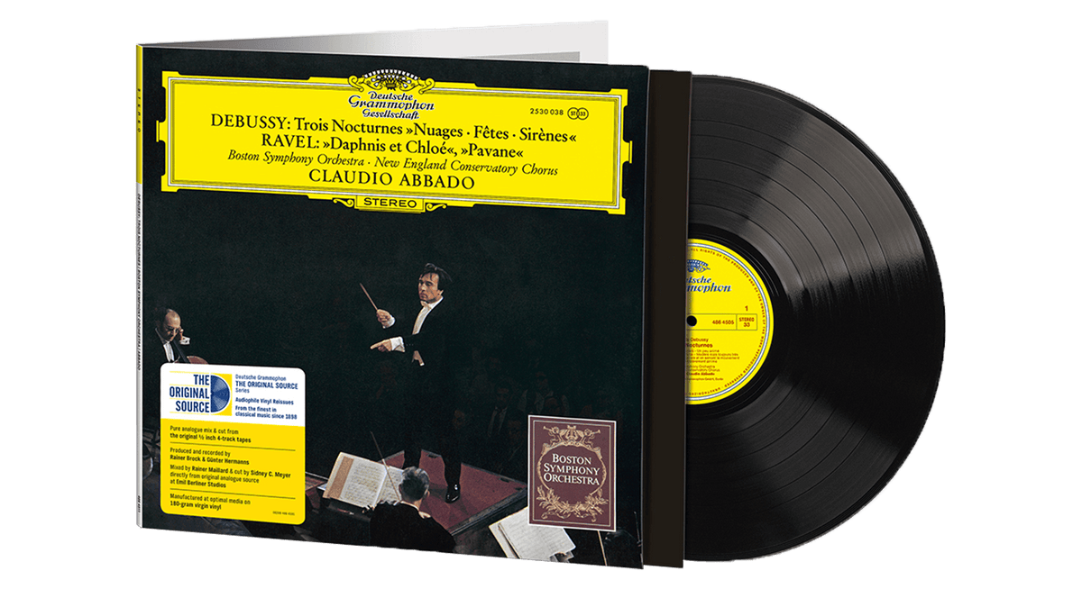 Vinyl - Claudio Abbado &amp; Boston Symphony Orchestra : Claude Debussy - Nocturnes / Maurice Ravel: Daphnis Et Chloe Suite Nr. 2 &amp; Pavane (Ltd Numbered LP) - The Record Hub