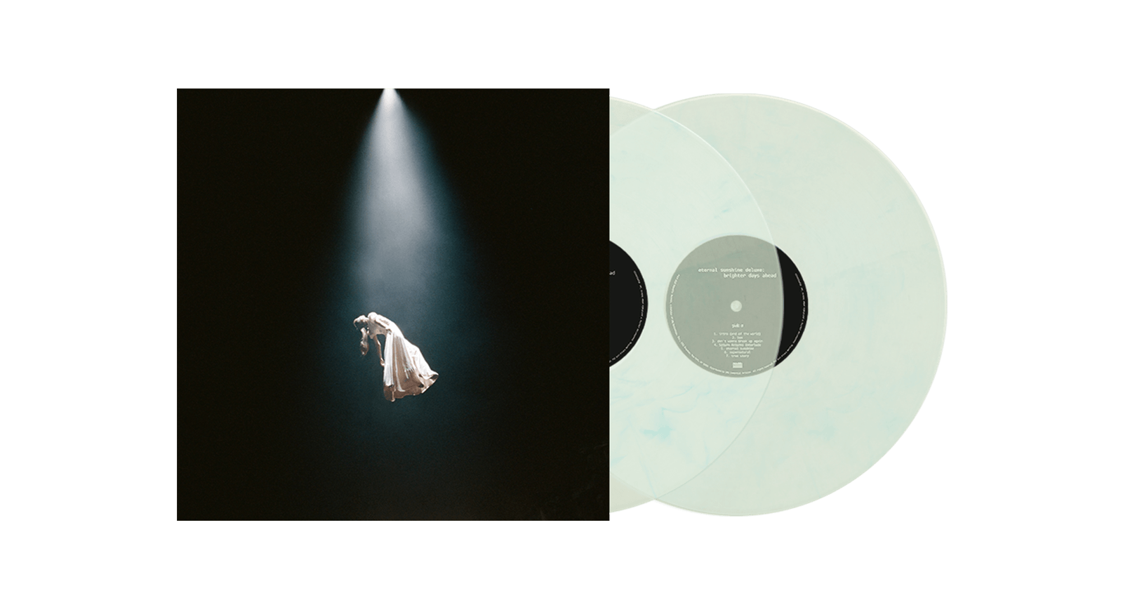 Vinyl - Ariana Grande : eternal sunshine deluxe (translucent marble vinyl) - The Record Hub