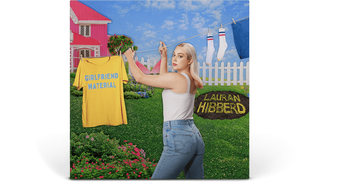 Vinyl - Lauran Hibberd : girlfriend material (Sky Blue Vinyl) - The Record Hub