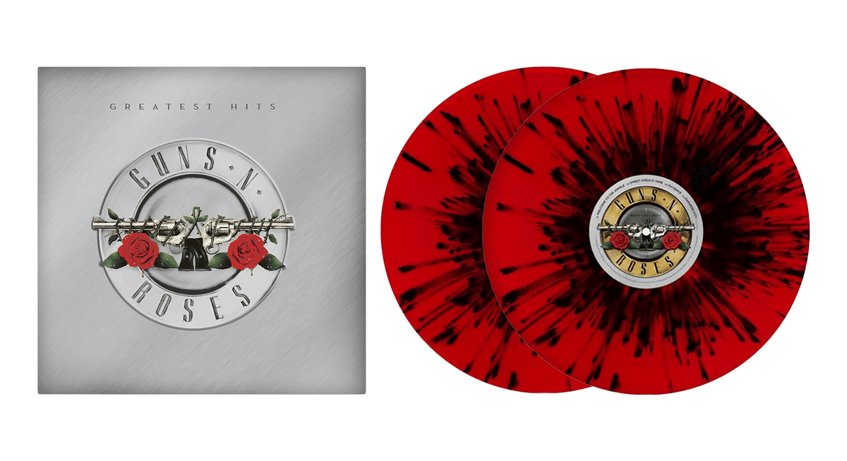Vinyl - Guns N&#39; Roses : Greatest Hits (Red/Black Splatter Vinyl) - The Record Hub