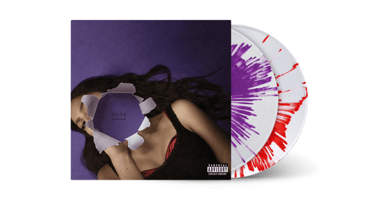 Olivia Rodrigo : GUTS (spilled)Deluxe 2LP Splatter Version (Purple & Red Splatter Vinyl)
