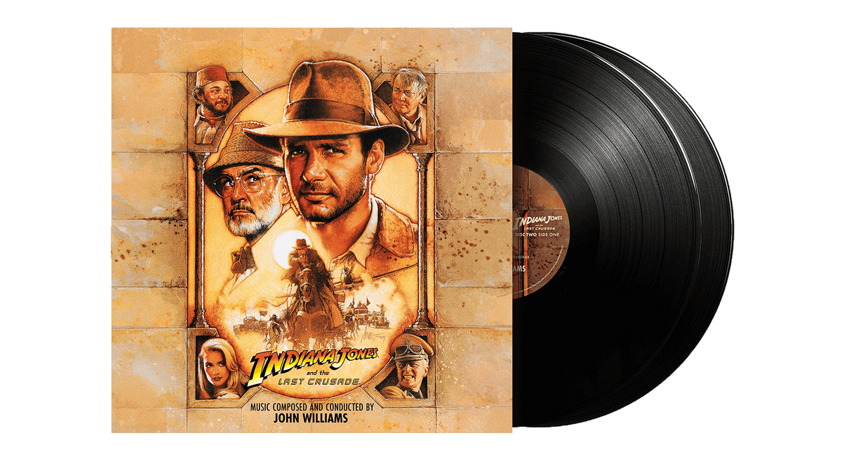 Vinyl - [Pre-Order 17/05] John Williams : Indiana Jones and the Last Crusade (LP Set 180g Vinyl) - The Record Hub