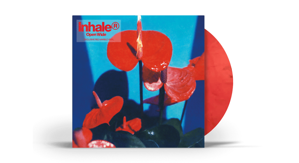 Vinyl - Inhaler : Open Wide (Marble Red Vinyl w Alt Sleeve) (Exclusive to The Record Hub.com) - The Record Hub