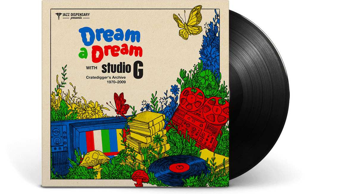 Vinyl - [Pre-Order [19/09] Various Artists : Jazz Dispensary Presents - Dream A Dream With Studio G - Cratedigger&#39;s Archive (1970-2009) (Red Vinyl) - The Record Hub