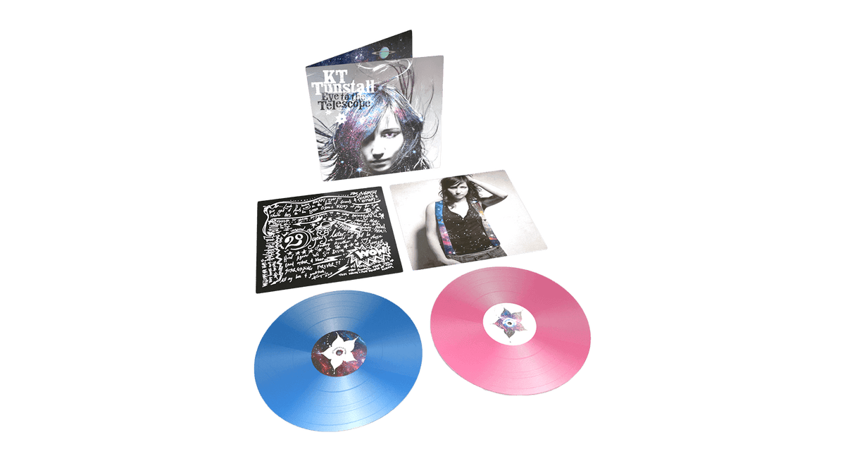 Vinyl - [Pre-Order [31/10] KT Tunstall : Eye to the Telescope - Stargazer Edition (2LP Deluxe Edition) (Blue &amp; Pink Vinyl) - The Record Hub