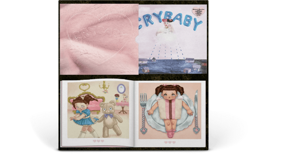 [Pre-Order [26/09] Melanie Martinez : Cry Baby (3LP Cry Baby Coke Bottle Clear &amp; Cloudy  Pink vinyl + Dollhouse EP Bubble Gum Clea)
