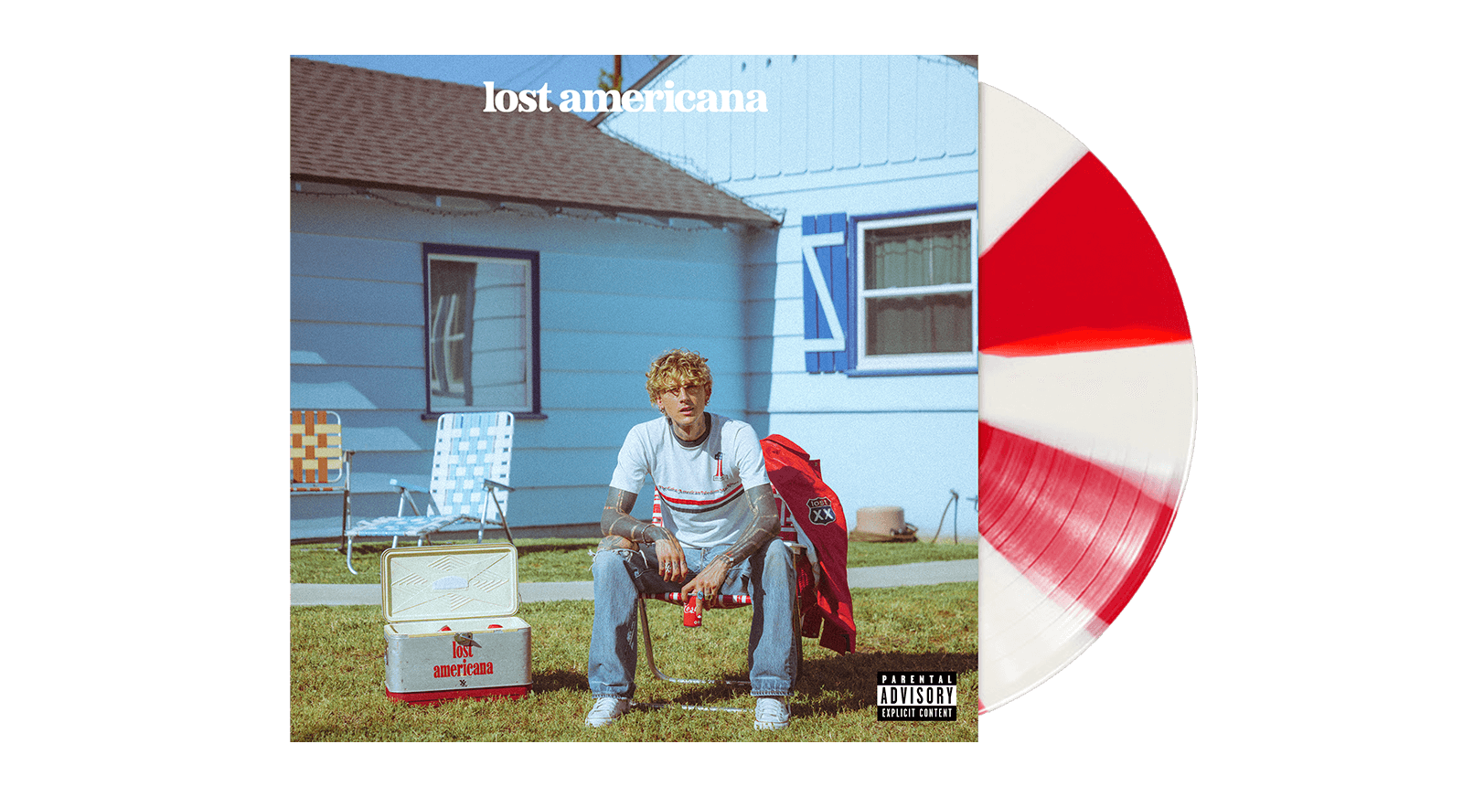 Vinyl - mgk : lost americana (Peppermint Vinyl w Alt Cover) (Exclusive to The Record Hub.com) - The Record Hub