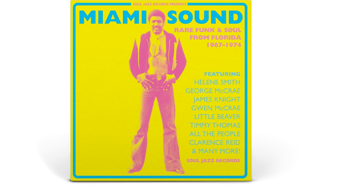 Vinyl - VA / Soul Jazz Records Presents : Miami Sound: Rare Funk &amp; Soul From Miami, Florida 1967-74 (2023 Remaster) (Ltd Blue &amp; Yellow Vinyl) - The Record Hub