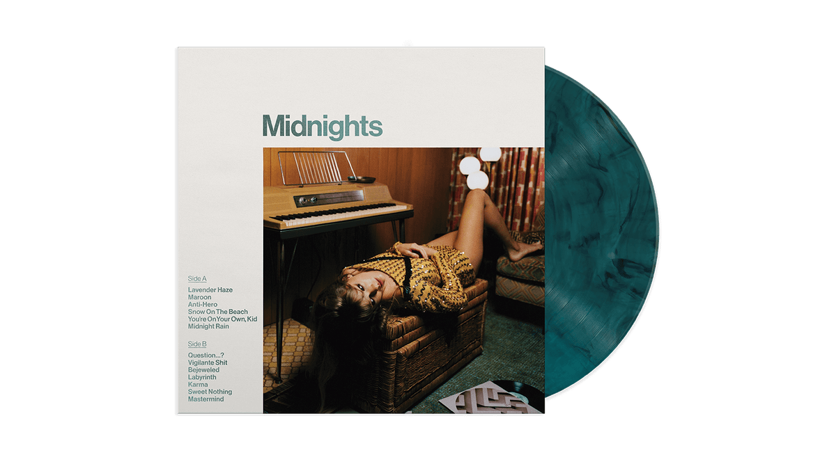 Vinyl - Taylor Swift : Midnights (Jade Green Edition Vinyl) - The Record Hub