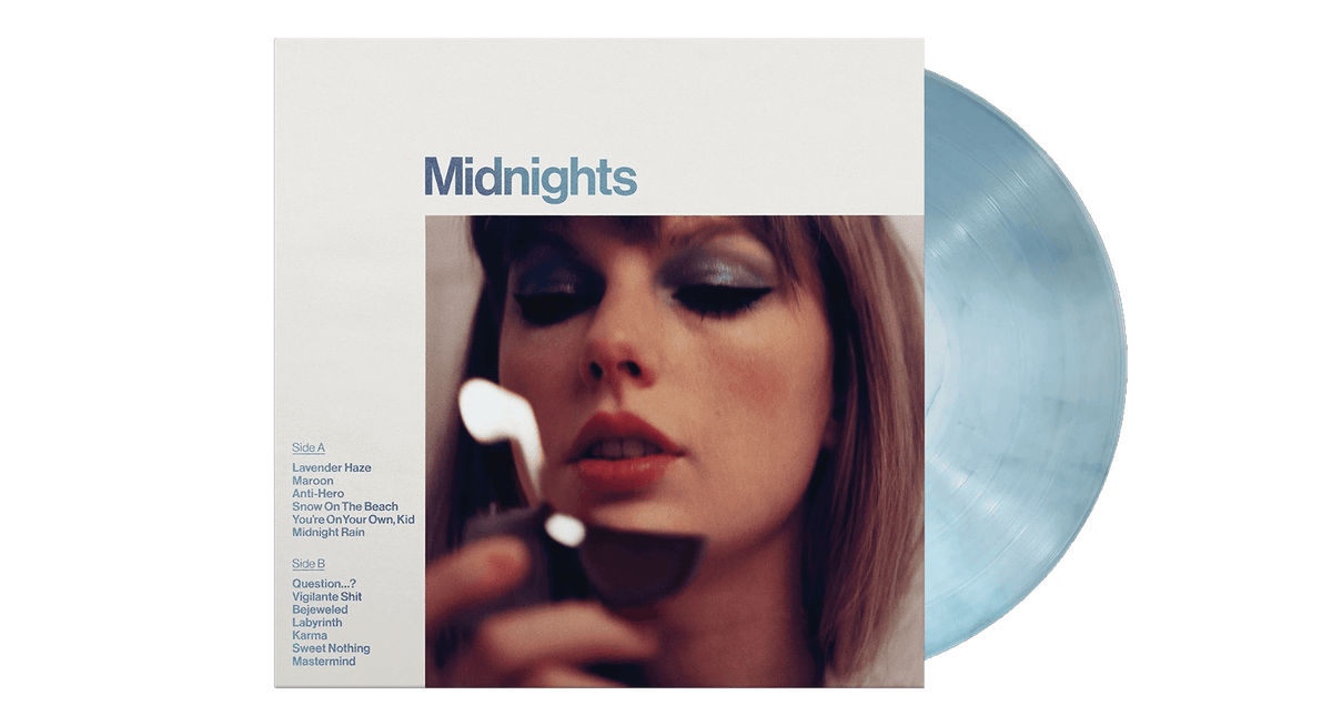 Vinyl - Taylor Swift : Midnights - Moonstone Blue Edition Vinyl - The Record Hub