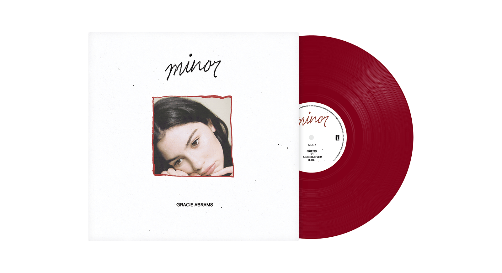 Vinyl - Gracie Abrams : Minor (5-year anniversary) (Red Vinyl) - The Record Hub