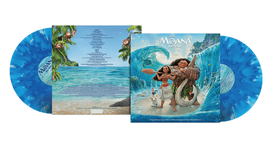 Various Artists : Moana - The Songs (Wave Break Ocean Blue Coloured Vinyl)