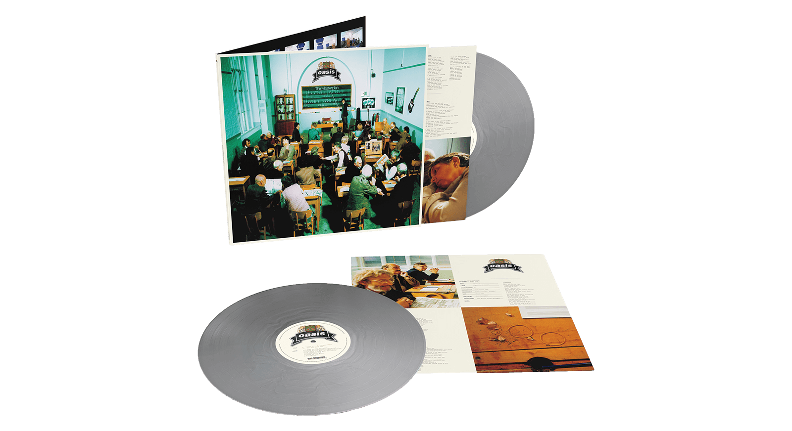 Vinyl - Oasis : The Masterplan (25th Anniversary Reissue) (Limited Edition Silver Vinyl) - The Record Hub
