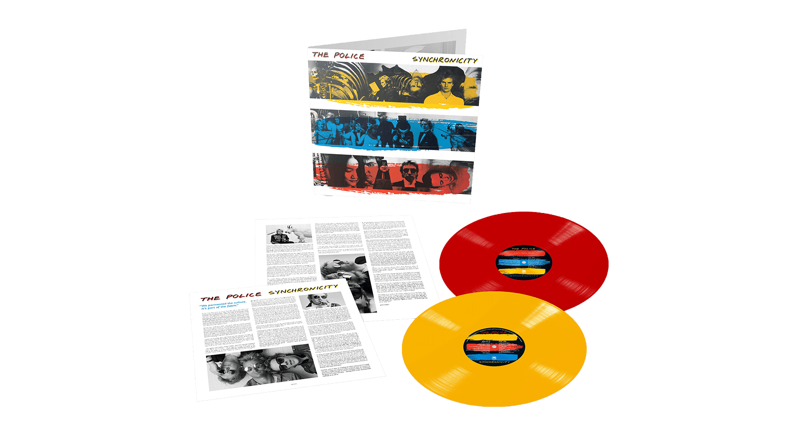 Vinyl - The Police : Synchronicity (Red & Yellow Vinyl) (Exclusive to The Record Hub.com) - The Record Hub