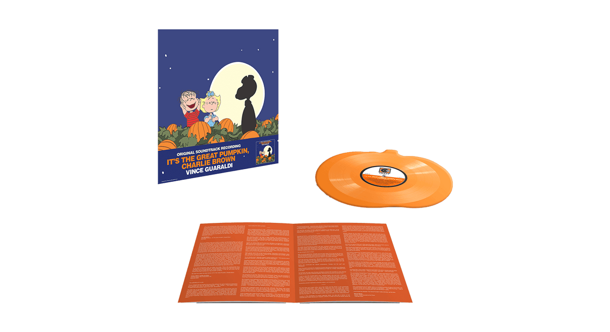 Vinyl - [Pre-Order [29/08] Vince Guaraldi : It’s The Great Pumpkin, Charlie Brown (Pumpkin Shaped Orange Vinyl) - The Record Hub