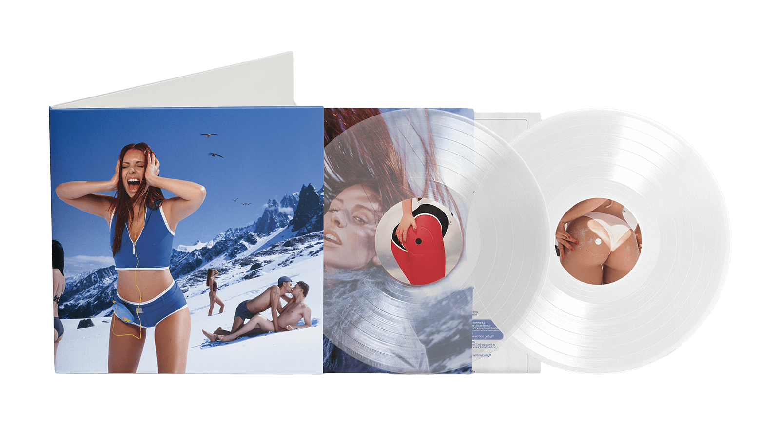 Vinyl | Rose Gray | A Little Louder Please (White & Clear Vinyl)