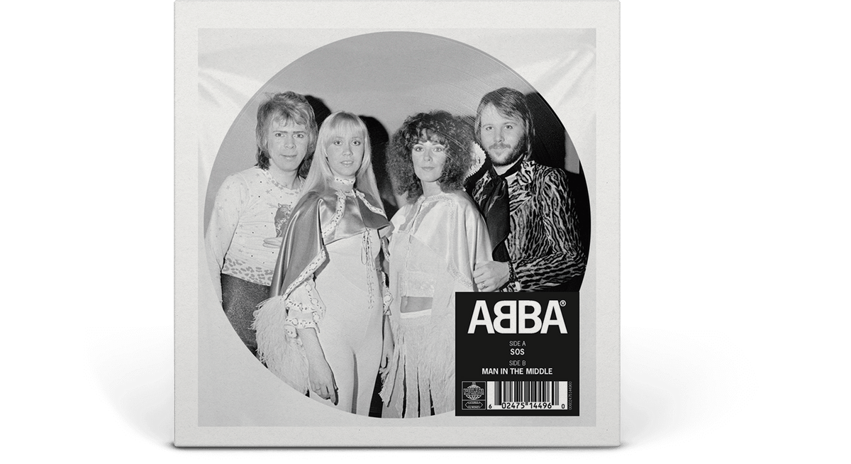 Vinyl - [Pre-Order [13/06] ABBA : SOS / Man In The Middle (Picture Disc) - The Record Hub