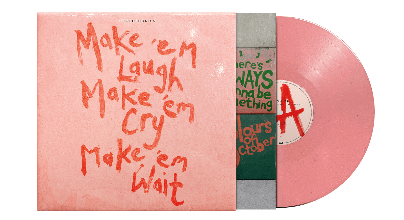 Vinyl - Stereophonics : Make ‘em Laugh, Make ‘em Cry, Make ‘em Wait (Translucent Pink Vinyl) (Exclusive to The Record Hub.com) - The Record Hub
