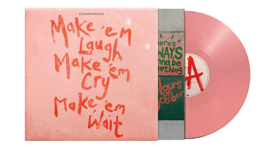 Stereophonics : Make ‘em Laugh, Make ‘em Cry, Make ‘em Wait (Translucent Pink Vinyl) (Exclusive to The Record Hub.com)