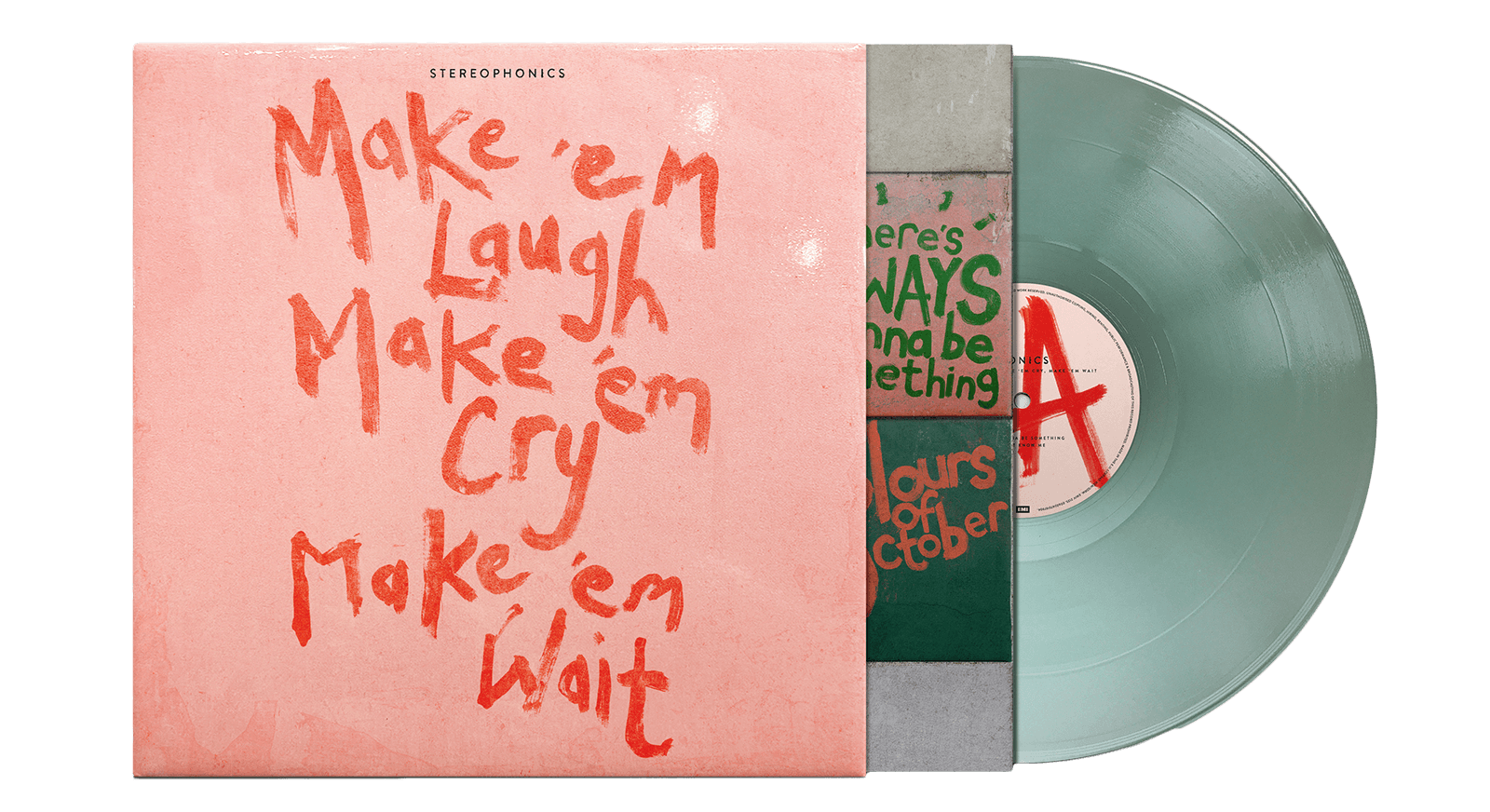 Vinyl - Stereophonics : Make ‘em Laugh, Make ‘em Cry, Make ‘em Wait (Coke Bottle Green Vinyl) - The Record Hub