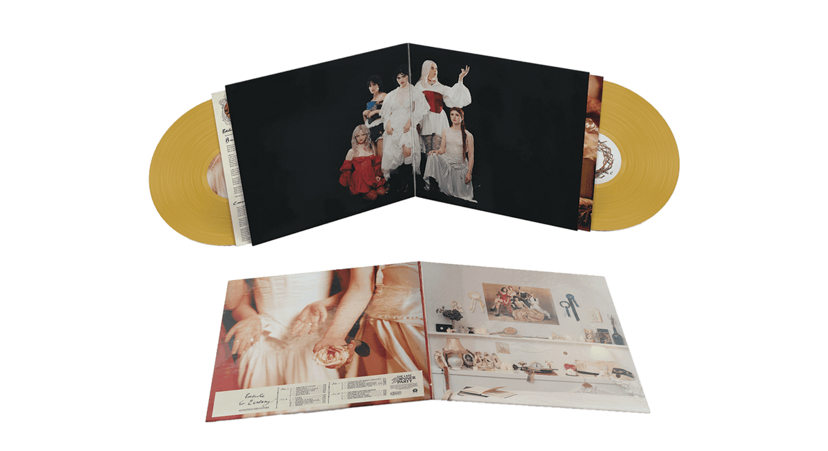 Vinyl - The Last Dinner Party : Prelude To Ecstasy - Acoustic + Covers (Amber Vinyl) - The Record Hub