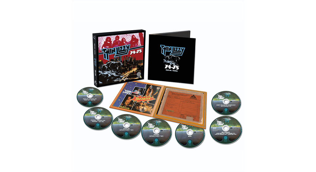 Vinyl | Thin Lizzy | 74-75 - Night Life / Fighting (7CD Boxset)