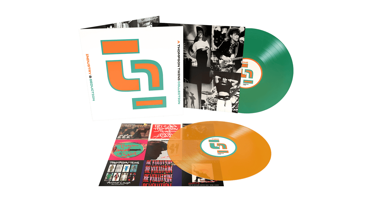 [Pre-Order [31/10] Thompson Twins : Industry & Seduction - A Thompson Twins Collection [Transparent Green & Transparent Orange Colour Vinyl]
