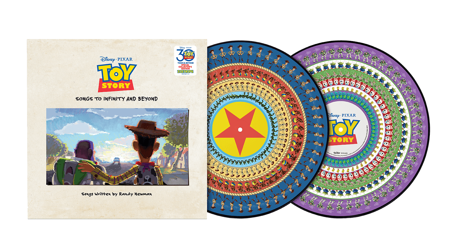 Vinyl - Randy Newman : Toy Story: Songs to Infinity and Beyond (Zoetrope Vinyl) - The Record Hub