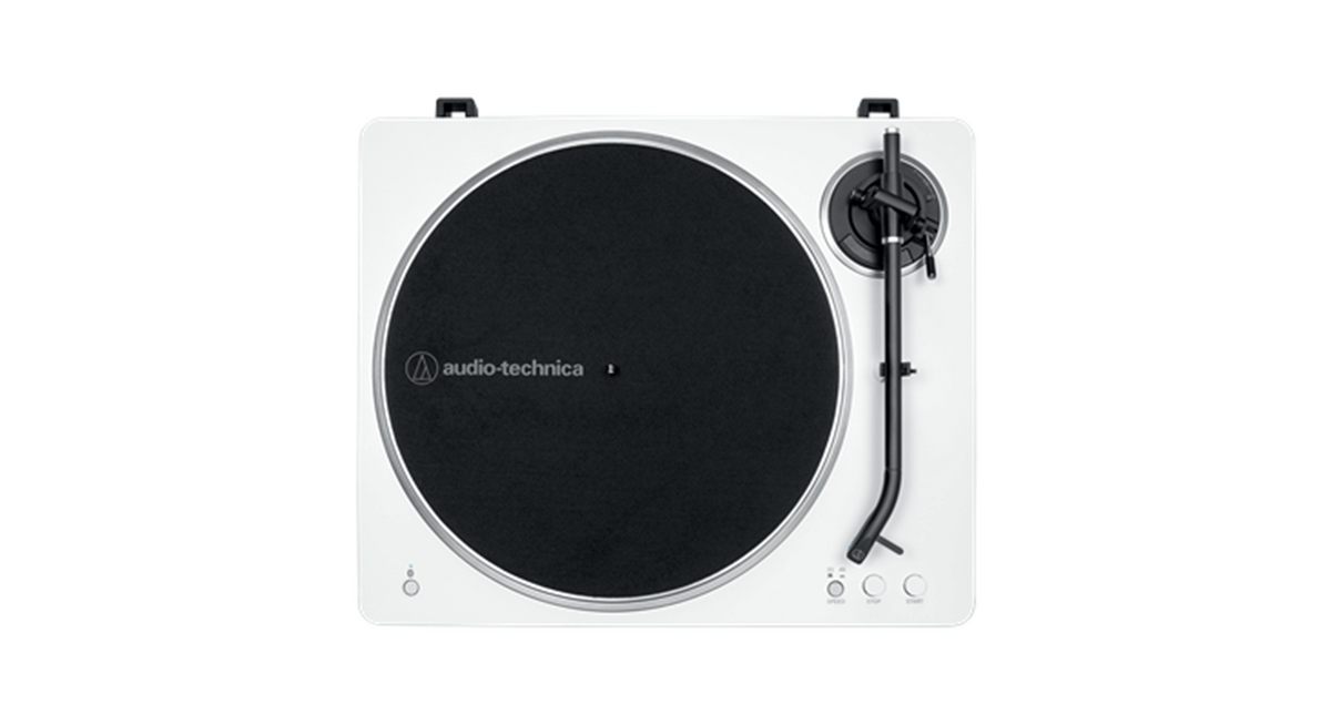 Vinyl - Audio Technica : ATLP70XBTWS Audio Technica Turntable White Bluetooth - The Record Hub