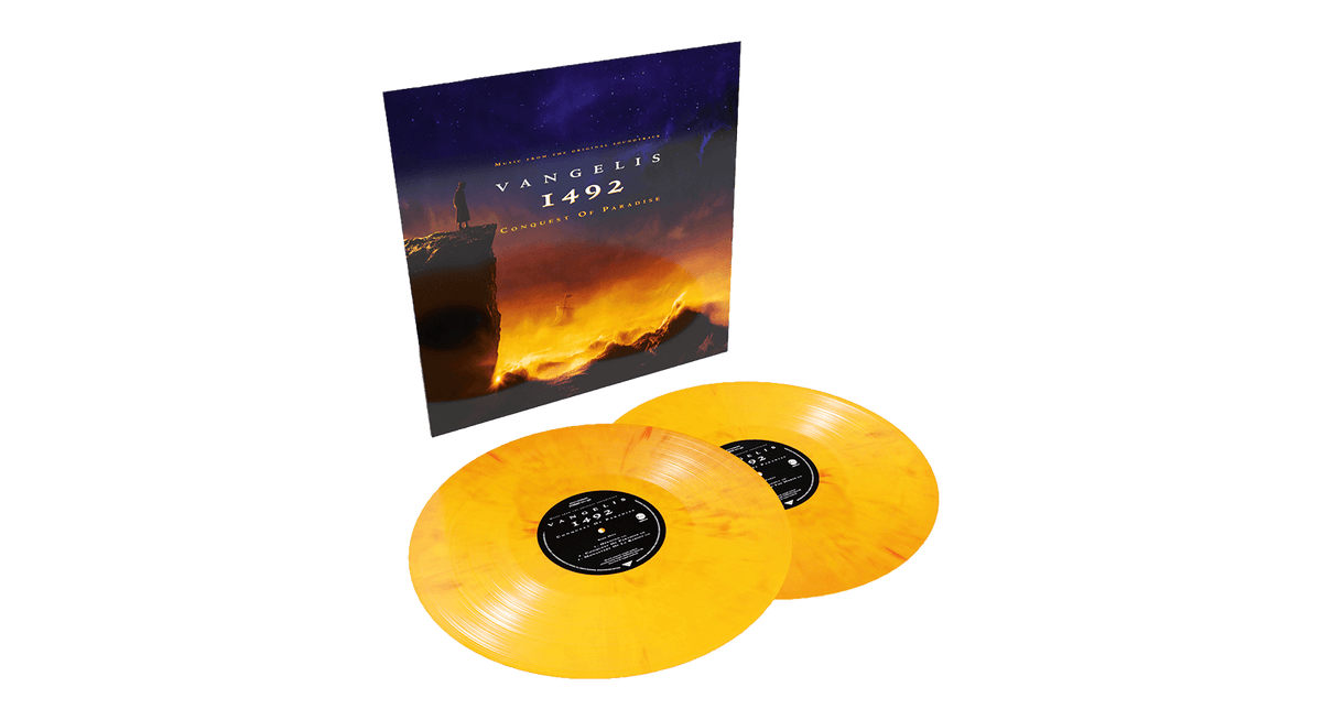 Vinyl - [Pre-Order [29/08] Vangelis : 1492 - Conquest of Paradise (Yellow Flame Vinyl) - The Record Hub