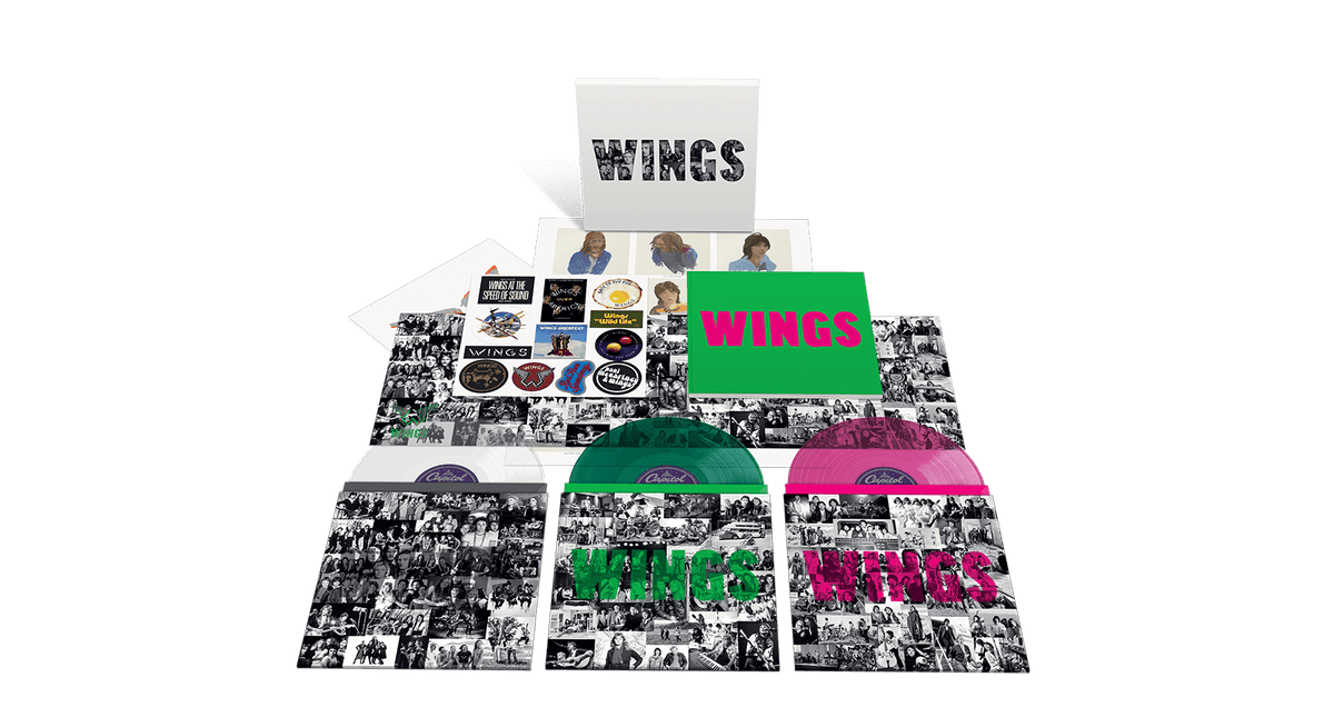 Paul McCartney : WINGS (3LP Translucent Clear, Green & Pink Vinyl) (Exclusive to The Record Hub.com)